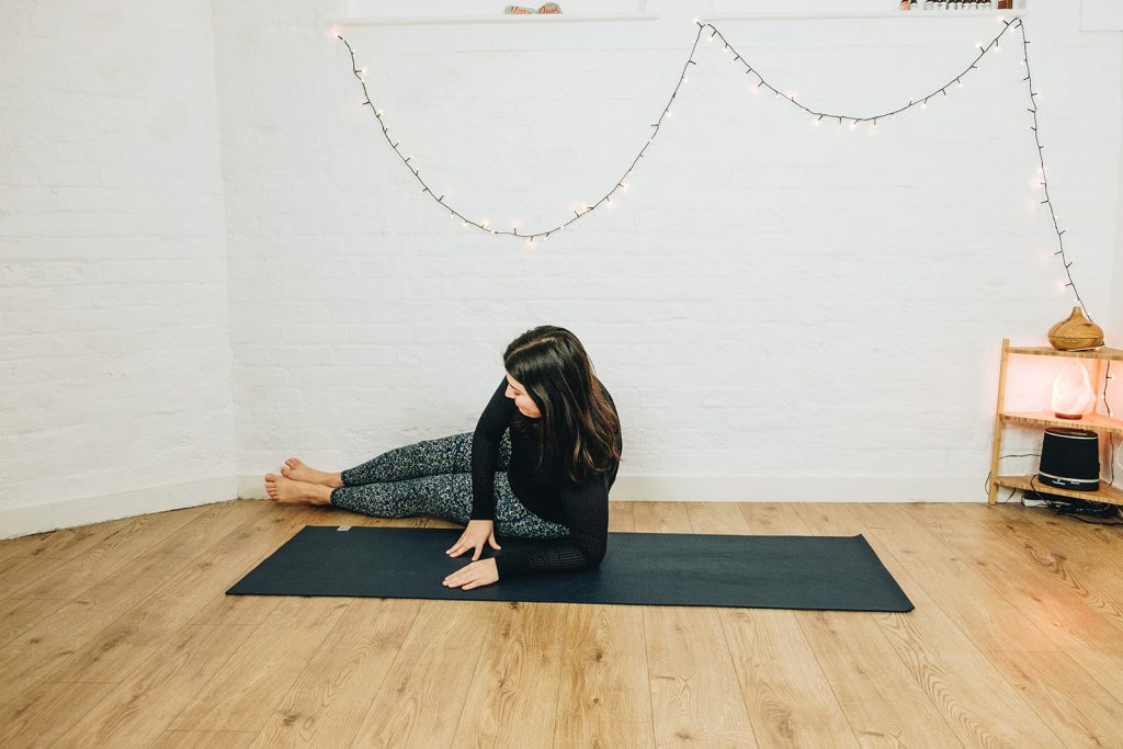 Legs Up the Wall Pose (Viparita Karani) Dimensions & Drawings