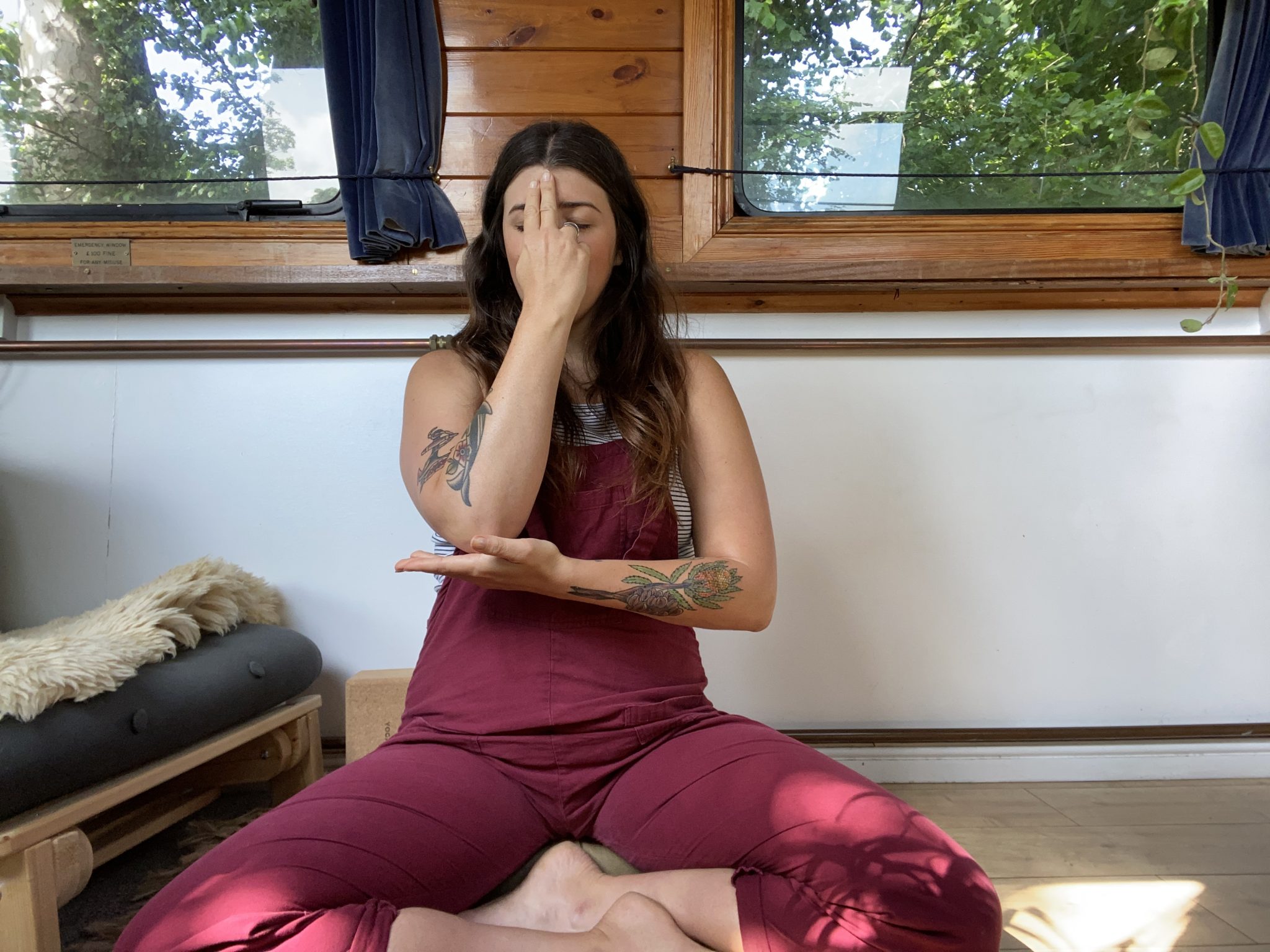 How To Do Nadi Shodhana Alternate Nostril Breathing Nourish Yoga Training